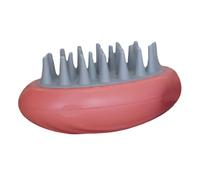 Pet Grooming Comb, Cat Bath Brush, 3.94x2.36x1.97 Inches, Hair Removal Tool, Portable Massage Design, Soft Silicone Teeth Daily Grooming for Small and Medium Pets, Multicolor