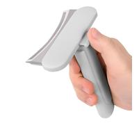 Pet Grooming Comb, Dematting Brush for Pets, Dog and Cat Grooming, Multifunctional Care Tool, Stainless Steel Teeth, Release Button Easy Cleaning, 4.96x4.41 In., Grey, 1 Pack
