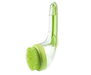 Pet Grooming Comb - Soft Bristle Wash Tool for Animals | Comfortable Grip with Skin Friendly Texture & Efficient Cleaning Features for Small Dogs Cats Rabbits Horses Farm Care and Household Hygiene