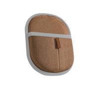 Pet Grooming Glove, Double-Sided Shedding Mitt, Electrostatic Hair Remover, Soft Cleaning Massage, Efficient Portable Design, Bathing Washing Tool for Dogs Cats, 24cm Blue Tan Brown Green Black