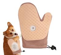 Pet Grooming Gloves, Cat Grooming Cleaning Mitt with Spray, 7.87x5.51x1.18 Inches Effective Hair Removal, Reusable Shedding Glove for Dog, Indoor, Outdoor, Car, Couch and Furniture