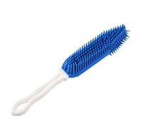 Pet Hair Brush - Hangable Soft Hair Comb for Pet, Long Compact Handle, Multifunctional Effective Shedding Supplies, Portable Comfortable Bristles, Grooming Tool Furs Cleanser for Home