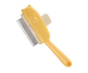 Pet Hair Comb - Bear Shaped Dog Grooming Brush | Shedding Comb For Puppy & Kitten | Gentle Deshedding Tool For Home Bath Indoor Pet Cleaning Salon Maintenance Removal