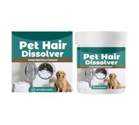 Pet Hair Dissolver Agent - Dog Cat Hair Removal Solution For Laundry Washer Clothes Cleaning | Plants Based Enzymatic Formula, Odor Lifting Wash Additive Liquid, Fabric Safe Stain Breakdown Treatmente