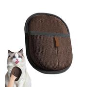 Pet Hair Glove, Electrostatic Shedding Mitt, 9.45in Double Sided Grooming Tool, Efficient Cleaning Design, Portable Comfortable Fit for Bathing, Washing, Dog, Cat, Animal Care