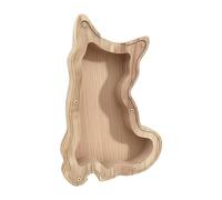 Pet Hair Keepsake Box - Wooden Container with Transparent Window,