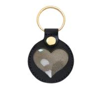 Pet Hair Keepsake Keyring - Heart-Shaped Dog Hair Pendant, Souvenir Key Chain for Backpack, Wallet, or Handbag, Emotional Memorial Gift for Animal Owners, Pet Loss Remembrance Accessory for Daily
