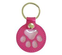 Pet Hair Keepsake, Leather Paw Key Chain Memorial, Thoughtful Pendant, Compact and Wearable for Family, Ceremony, Birthday, Travel, Display, 3.62x2.36 Inches, Multicolor