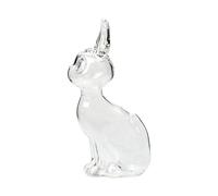 Pet Hair, Memorial Bottle, Cat Hair Sympathy Collection Bottle, Glass Keepsake Container for Family, Friends, Men Women, Grandparents, Thoughtful Remembrance, Transparent, 1 Piece
