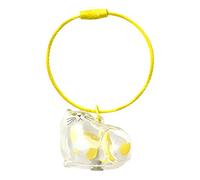 Pet Hair Memorial Case, Cat Hair Holder, Transparent Remembrance Charm, Keepsake Pendant, Sentimental Bag Accessory for Women, Men, Family, Grandma Use, 1.57x1.18x0.98 Inches