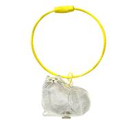 Pet Hair Memorial Case, Cat Hair Holder, Transparent Remembrance Charm, Keepsake Pendant, Sentimental Bag Accessory for Women, Men, Family, Grandma Use, 1.57x1.18x0.98 Inches