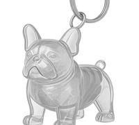 Pet Hair Memorial Keepakes Keychain Hundeform Figur Fell Kollektor Box Clear Hanging Bag Charme Accessoires Geschenk Haustier Pelze Memorial Keychain