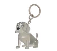Pet Hair Memorial Keepakes Keychain Hundeform Figur Fell Kollektor Box Clear Hanging Bag Charme Accessoires Geschenk Haustier Pelze Memorial Keychain