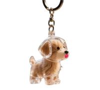 Pet Hair Memorial Keepakes Keychain Hundeform Figur Fell Kollektor Box Clear Hanging Bag Charme Accessoires Geschenk Haustier Pelze Memorial Keychain