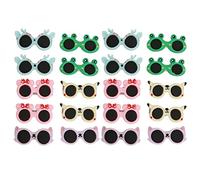 Pet Hair Pins Cute Funny Dogs Hair Bows Dressing Parts Hair Grooming Accessories for Dog Cat Sunglasses Design Stylish Beautiful Daily Wear Pet Parties Weddings Plastic 20Pcs