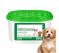 Pet Hair Removal Box - Dust Control Dehumidifying Air Purifier Container for Indoor Spaces, Odor Reduction Storage Unit for Dog Owners | Multi Functional Home Office Dorm Bedroom Living Room Cleaner