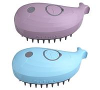 Pet Hair Removal Comb, 4 en 1 Cat Shedding Brush, Quiet Dog Massage Comb Comfortable Detangling, Water Spray Grooming Tool Ideal para Home Pet Care 4,53 x 2,95 x 2,36 pulgadas