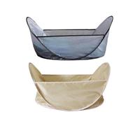 Pet Hair Removal Grooming Dog Apron Home Use Gray 47X70CM Prevent Hair Falling 2Pcs