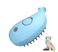 Pet Hair Removal Spray Comb, 4-in-1 Cat or Dog Brush with Water Spray 11.5x7.5x6cm, Quiet Grooming Tool, Shedding and Massage Comb for Indoor Pets, Wide to Application
