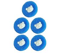 Pet Hair Remover - 5PCS Bear Design Washing Machine Hair Catcher | Reusable Lint & Trap Filter Ball Clothes Fabric Debris Collector for Washer, Dryer, Apartment, Blanket, Clothes
