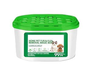 Pet Hair Remover Box, Dust Absorber Box, Air Purifier Deshumidifier Unit, Odor Eliminator Cleaning System, Portable Fresh Air Device, Compact Design, for Dog Owners Travelers Home Office