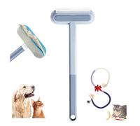 Pet Hair Remover for Furniture, 4 in 1 Pet Hair Removal for Dog and Cat Hairs,Couch,Carpet,Furniture,Washable Reusable Grooming Comb with Ergonomic Handle (1PCS)