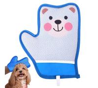 Pet Hair Remover Gloves, Reusable Grooming Glove Brush, Gentle Shedding Tool for Cats Dogs Furniture Carpet Clothes Bedding Couch, Home Cleaning and Pet Care Use, 8.66x7.09 inches