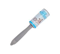 Pet Hair Roller, Lint Remover, Dust Cleaner, Tear-Off Sticky Sheets, Reusable Handle Brush, Fast Cleanup, Slim Handle, Strong Adhesive, Clothing and Furniture Use, 1.38 × 1.38 × 9.84 Inches