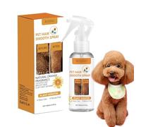 Pet Hair Spray - 100ml Leave In 3.7x15.7cm | Dog Cat Grooming Anti Knot Conditioner Spray, Anti Static Smoothing Solution, Stubborn Coat Care Mist | Coat Care