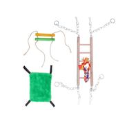 Pet Hammock Climber Ladder Swing Bed for Small Animal Resting x 9.5 x 3cm Plush 1Pack