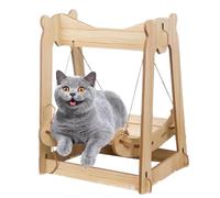 Pet Hammock Swing, Cozy Cat Bed, Hammock for Cats, Wooden Pet Bed, Cat Swing Hammock, Cat Resting Bed, Cat Couch for Kittens, Small Pet Bed, Comfortable Cat Hammock