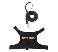 Pet Harness, Animal Leashes, 4.76ft Adjustable Comfortable Anti-Loss Adjustable Fit Canvas Breathable Material Lightweight, Pet Safety Vest for Outdoor Walking