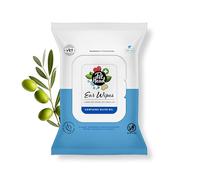 Pet Head Gama de Salud Toallitas para Oídos de Perros | Sin Fragancia | Limpia, Desodoriza e Hidratante | Ayuda a Eliminar Cera | Biodegradables, a Base de Plantas y Sin Plástico | Paquete de 30