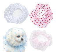 Pet Head Net, 4 Pieces Anti-Pickup, Adjustable Cover