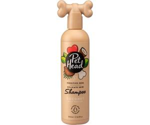 Pet Head Sensitive Soul Champú para Perros con Piel Sensible | Aroma de Coco | Champú para perros hidratante | Ingredientes Naturales y Vegano | Apto para cachorros y perros | 300ml