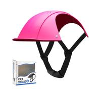 Pet Headgear - Waterproof UV Protection Helmet, Cool Stylish Dog Helmet, Lightweight Adjustable Design, Durable Outdoor Accessory for Motorcycle Travel Party Photoshoot Costume Use