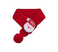 Pet Holiday Bandana - Dog Christmas Scarf Knitted Neck Warmer | Soft Design for Outdoor Walks, Christmas Parties, Festivals, Seasonal Celebration, and Fun Holiday Outfits for Dogs and Puppies