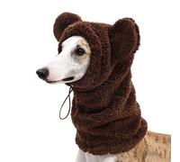 Pet Hoodie Wrap - Cute Animal Dog Winter Hat, Small Medium Travel Scarf | Winter Long Dog Hoodie Head Wrap for Pet Small Medium Large Outdoor Home Walking Running