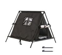 Pet House - Cat Home Outdoor Waterproof | Insulated Triangular Design with Warm Fleece Interior, Sturdy Weatherproof Exterior, Easy to Assemble, Perfect for Patio, Garden, Garage, Backyard & Barn Use