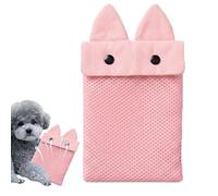 Pet Ice Pack Cover - Blue/Silver, Air Cushion Insulated Pouch, Outdoor Summer Bag For Kitten, 8x6 Inch, Neoprene Material, Zipper Closure | Small, Medium, Large, Indoor, Outdoor, Home, Travel, Daily,