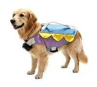 Pet Jacket for Dogs High Buoyancy Breathable Fit Swimwear with Handle