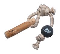 Pet-Joy Masticación Doggytoy Woodies N11 34cm Kaffeewurzel Con Cuerda Perro