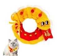 Pet Knitted Collar, New Year Puppy Bib, Adjustable Cat Collar, Cute Puppy Neck Collar, Puppy Bib Dogs, Adjustable Pet Collar, Holiday Pet Collar, Decorative Puppy Collar, Pet Neck Collar for Cats,