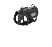 Pet Leash， Arnés táctico for Perros con Correa MOLLE, Chaleco Militar con Bolsas, Pastor alemán,for Pets(4,L)