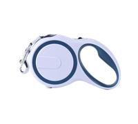 Pet Leash， Correa de Nailon Resistente de 3 m for Cachorros y Perros pequeños, medianos y Grandes. Retráctil automática y Duradera.,for Pets(White Blue)