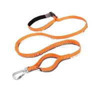 Pet Leash， Mosquetón reflexivo de Las Puntadas de la Correa de Perro del Bungee Manos Libres for los Perros medianos Grandes,for Pets(BEG29 with clamp,L)