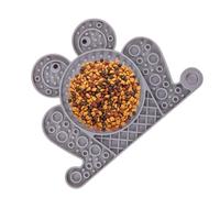 Pet Licking Mat Dogs, Silicone Frog-Shaped Bowl, 7.87x5.71in Suction Cup Slow, Feeder Tray Non-Slip Plate, Interactive Sensory Fun for Indoor, Outdoor