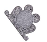 Pet Licking Mat Dogs, Silicone Frog-Shaped Slow Feeder Bowl with Suction Cups, Non-Slip Sensory Lick Tray, Fun Interactive Pet Feeding for Indoor, 20x14.5cm
