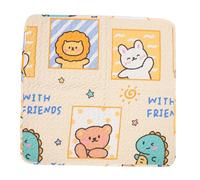 Pet Mat Absorbent Cotton Dog Pee Pad Feeding Mat Foldable Portable Cat Floor Mat Sleeping Pad for All Seasons (Type 1)