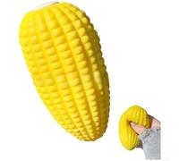 Pet Material - Bola de estrés crujiente en forma de maíz divertida para estimulación táctil y gestión de la ansiedad, portátil para oficina, escuela o viajes